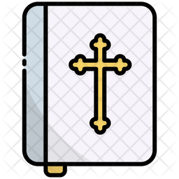 Bible Icon - Download in Colored Outline Style