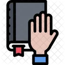 Bible Hand Law Icon