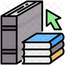Biblioteca Educacao Online Material Ícone