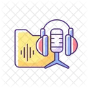 Biblioteca de podcasts  Ícone