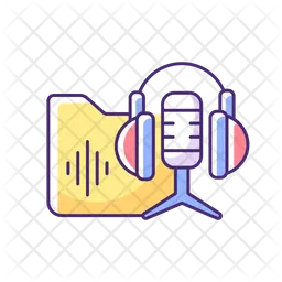 Biblioteca de podcasts  Ícone