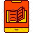 Biblioteca Digital Libro Electronico Elearning Icono