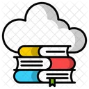 Biblioteca En La Nube Icono