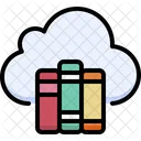 Biblioteca en la nube  Icono