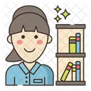 Bibliotecario Profissoes Profissional Icon