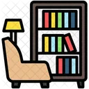 Bibliothek Lounge  Symbol