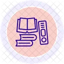 Bibliotheken Farbkreis Symbol Icon