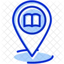 Bibliotheksstandort Buch Bibliothek Symbol