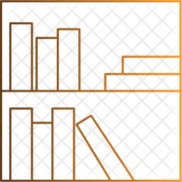 Étagère à livres  Icône