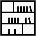 Étagère à livres  Icône