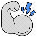 Strong Muscle Bicep Tricep Icon