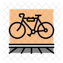 Bicicleta Colgante Pared Icono