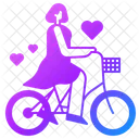 Amor en bicicleta  Icono