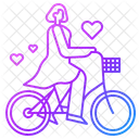 Amor en bicicleta  Icono