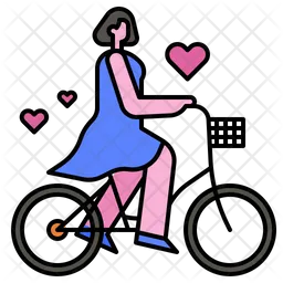 Amor de bicicleta  Ícone