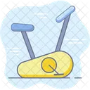 Bicicleta de gimnasio  Icono