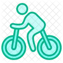 Deporte de bicicleta  Icono