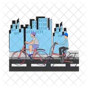 Bicycle Transportation Tires Icon