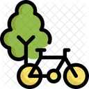 Bicycle Ecology Save Icon