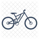 Bicycle Downhill Icon