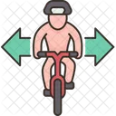 Bicycle Riding Direction Icon