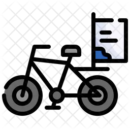 Bicycle Advertisement  Icon