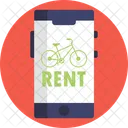 Bike And Bicycle Bicycle App Rent Icon