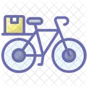 자전거 배달  아이콘
