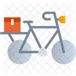 Bicycle Delivery  Icon