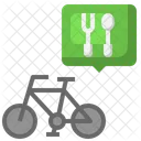 Bicycle Delivery Bicycle Food Delivery Icon