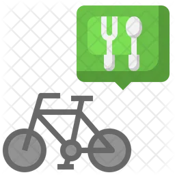 Bicycle Delivery  Icon