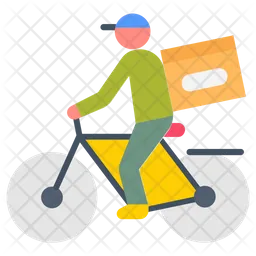 Bicycle delivery  Icon