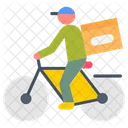 Bicycle delivery  Icon