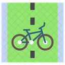 Bike Lane Road Icon