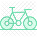 Bicycle Duotone Line Icon Icon