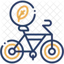 Bicycle Travel Sustainable Travel Icon