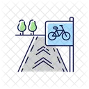 Bicycle lane  アイコン