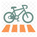 Bicycle Lane Road Street Icon
