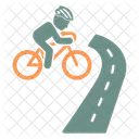 Bicycle Lane Road Street Icon