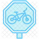 Cycling Transportation Lane Icon