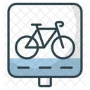 Bicycle Lane Sign 아이콘
