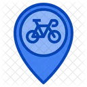 Bicycle Placeholder Pin Icon