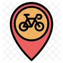 Bicycle Location  Icon