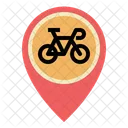 Bicycle Placeholder Pin Pointer Gps Map Location Icon