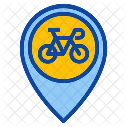 Bicycle Location  Icon