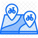 Bicycle Location  Icon