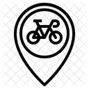 Bicycle Location  Icon