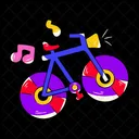 자전거 음악  아이콘