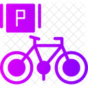 Bicycle Parking Bike Rack Cyclist Icon