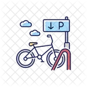Bicycle parking rack  Icon